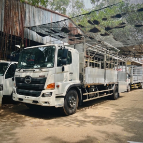 Xe Hino 8 tấn thùng dài 7m3 vỉ mở