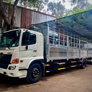 XE TẢI HINO 8 TẤN THÙNG MUI BẠT DÀI 10 MÉT