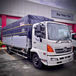 XE TẢI HINO 6 TẤN 5 - THÙNG MUI BẠT NHÔM