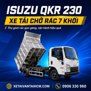 Xe Tải Chở Rác 7 Khối Isuzu QKR 230 Tại HCM