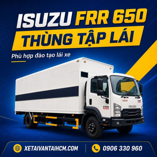 Isuzu FRR650 Thùng Tập Lái Cho Trung Tâm Đào Tạo