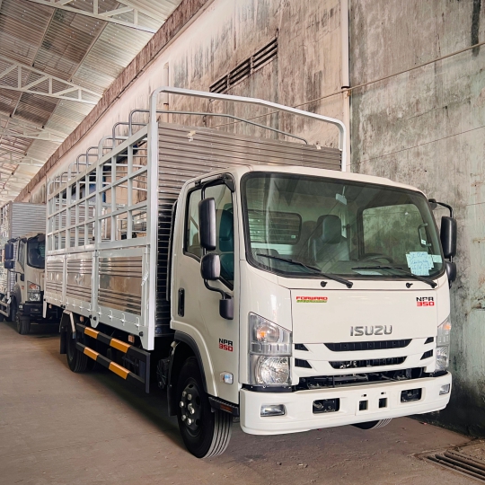 Thông số Isuzu NPR350 3.490kg thùng mui bạt 6m2 NPR85ME5 Euro 5