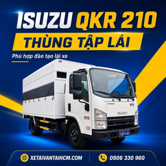Isuzu QKR 210 Thùng Tập Lái - Xe Tập Lái Bằng C1 Tại HCM