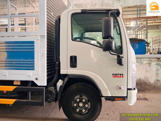 Thông số Isuzu NPR350 3.490kg thùng mui bạt 6m2 NPR85ME5 Euro 5