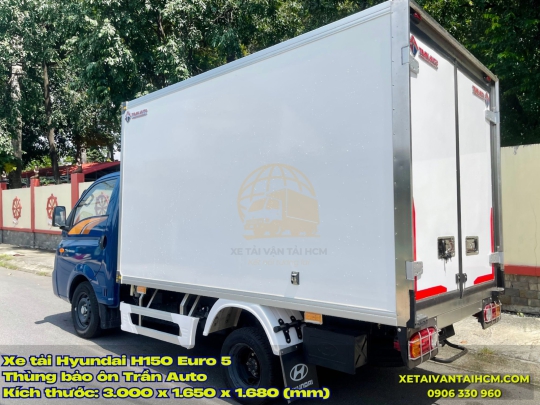 Xe tải Hyundai H150 Euro 5 thùng bảo ôn Trần Auto - Hyundai H150 Euro 5 thùng bảo ôn Trần Auto