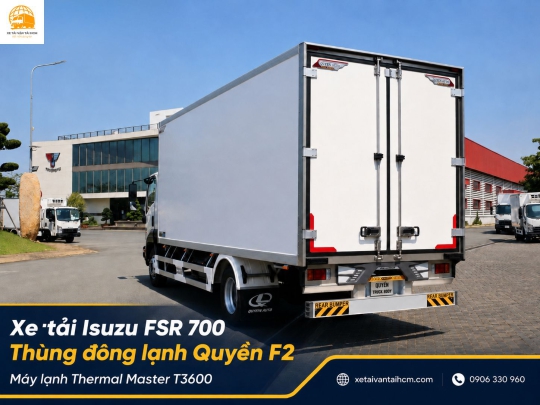 Xe Tải Isuzu FSR700 Thùng Đông Lạnh Quyền F2 Giá Tốt