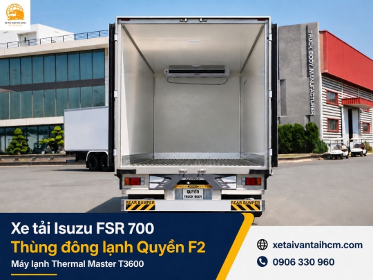 Xe Tải Isuzu FSR700 Thùng Đông Lạnh Quyền F2 Giá Tốt