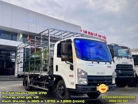 Xe Tải Isuzu QKR 270 Chở Gà, Vịt