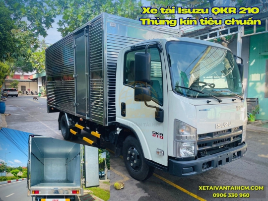 Xe tải Isuzu QKR 210 thùng kín tiêu chuẩn thùng dài 4m3 - Isuzu QKR 210 thùng kín tiêu chuẩn 4m3
