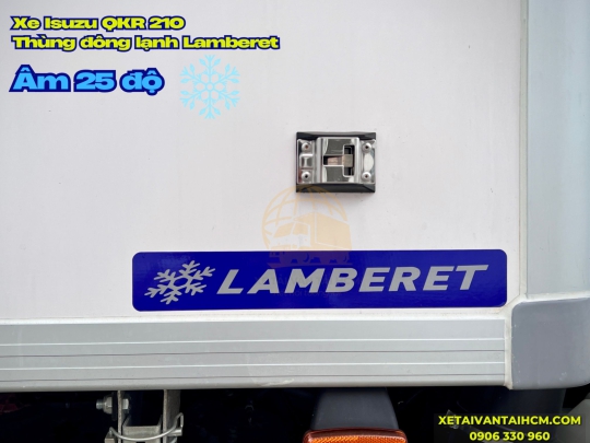 Xe tải Isuzu QKR 210 thùng đông lạnh Lamberet VN âm 25 độ - Isuzu QKR 210 thùng đông lạnh Lamberet âm 25 độ