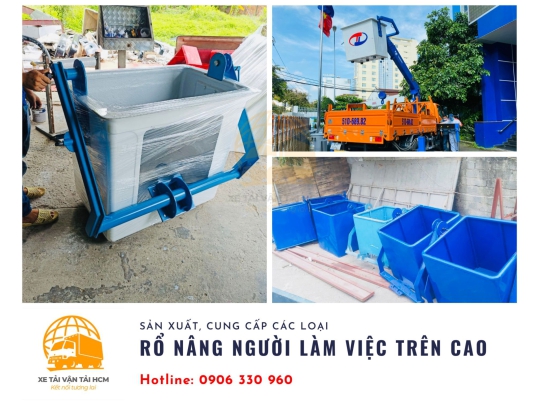 Rổ nâng người làm việc trên cao và những điều chưa biết? Giá rổ nâng người bao nhiêu?
