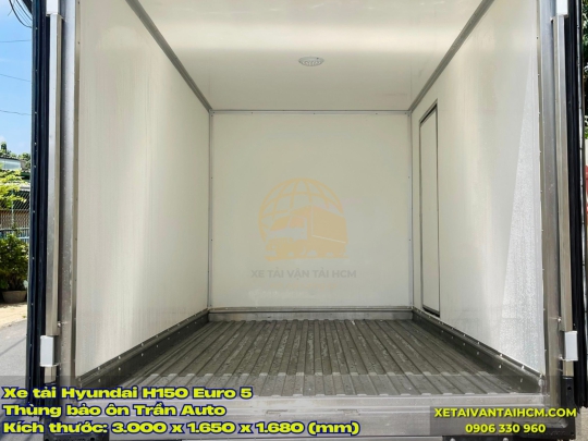 Xe tải Hyundai H150 Euro 5 thùng bảo ôn Trần Auto - Hyundai H150 Euro 5 thùng bảo ôn Trần Auto