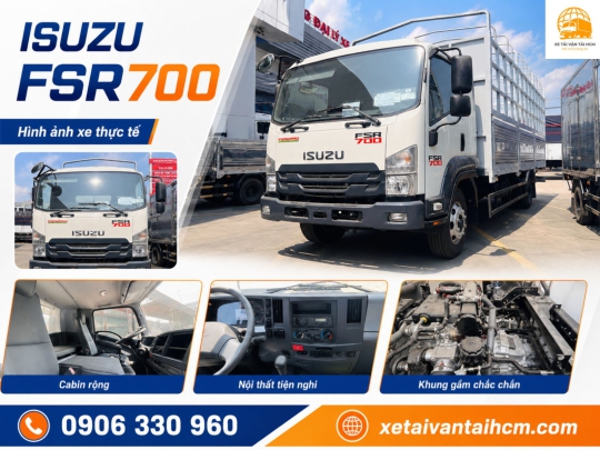Isuzu FSR700 2026: Giá Xe, Thông Số Và Đánh Giá Chi Tiết