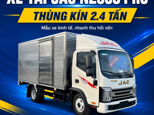 Xe tải JAC N250S Pro Thùng Kín 2.4 Tấn