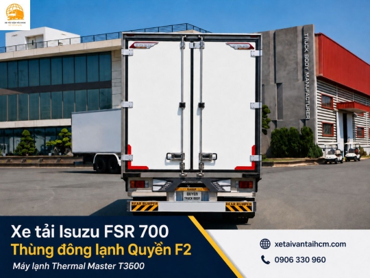 Xe Tải Isuzu FSR700 Thùng Đông Lạnh Quyền F2 Giá Tốt