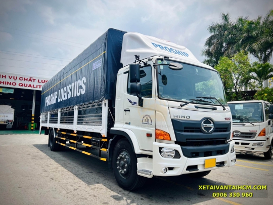 Xe tải Hino 8 tấn thùng chở  xe máy 10 mét | Giá xe Hino 8 tấn chở mô tô xe máy thùng dài 10 mét