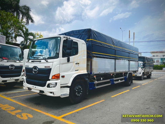 Xe tải Hino FG thùng mui bạt nhôm thùng dài 8 mét - Hino 8 tấn thùng mui bạt nhôm dài 8m mét
