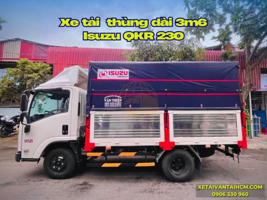 Xe tải Isuzu QKR 230 thùng mui bạt dài 3m6 - Isuzu QKR 230 thùng bạt 3m6