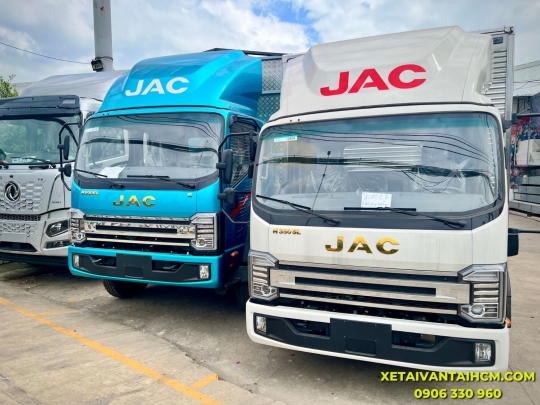 Xe tải JAC N350SL Thùng Kín 6m4 Cửa Hông 2 Cánh