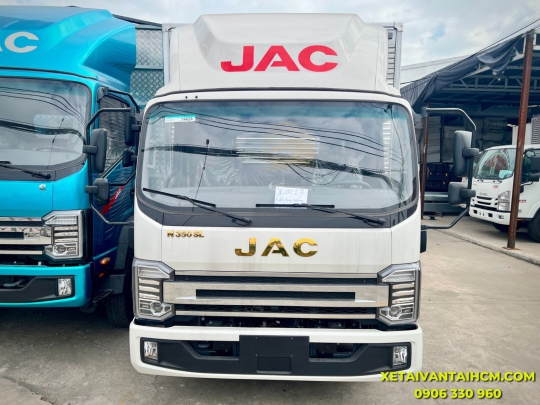 Xe tải JAC N350SL Thùng Kín 6m4 Cửa Hông 2 Cánh