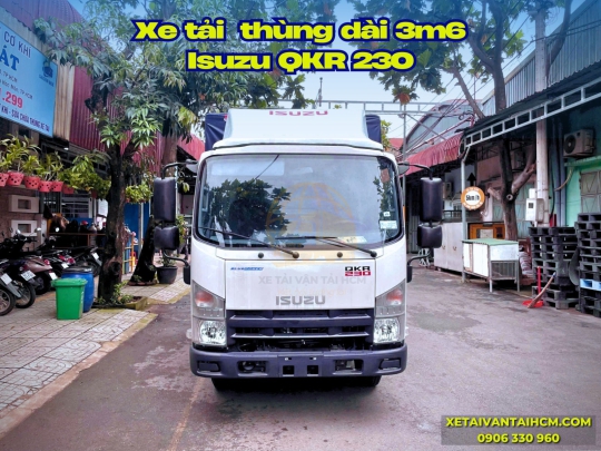 Xe tải Isuzu QKR 230 thùng mui bạt dài 3m6 - Isuzu QKR 230 thùng bạt 3m6