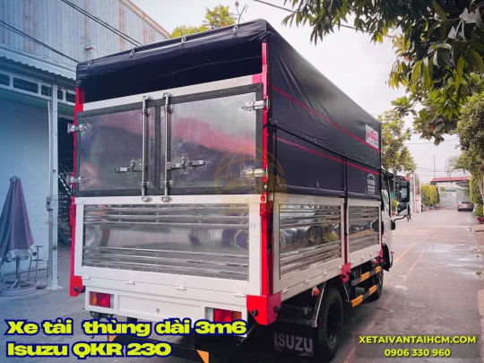 Xe tải Isuzu QKR 230 thùng mui bạt dài 3m6 - Isuzu QKR 230 thùng bạt 3m6