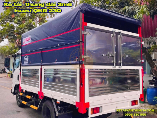 Xe tải Isuzu QKR 230 thùng mui bạt dài 3m6 - Isuzu QKR 230 thùng bạt 3m6